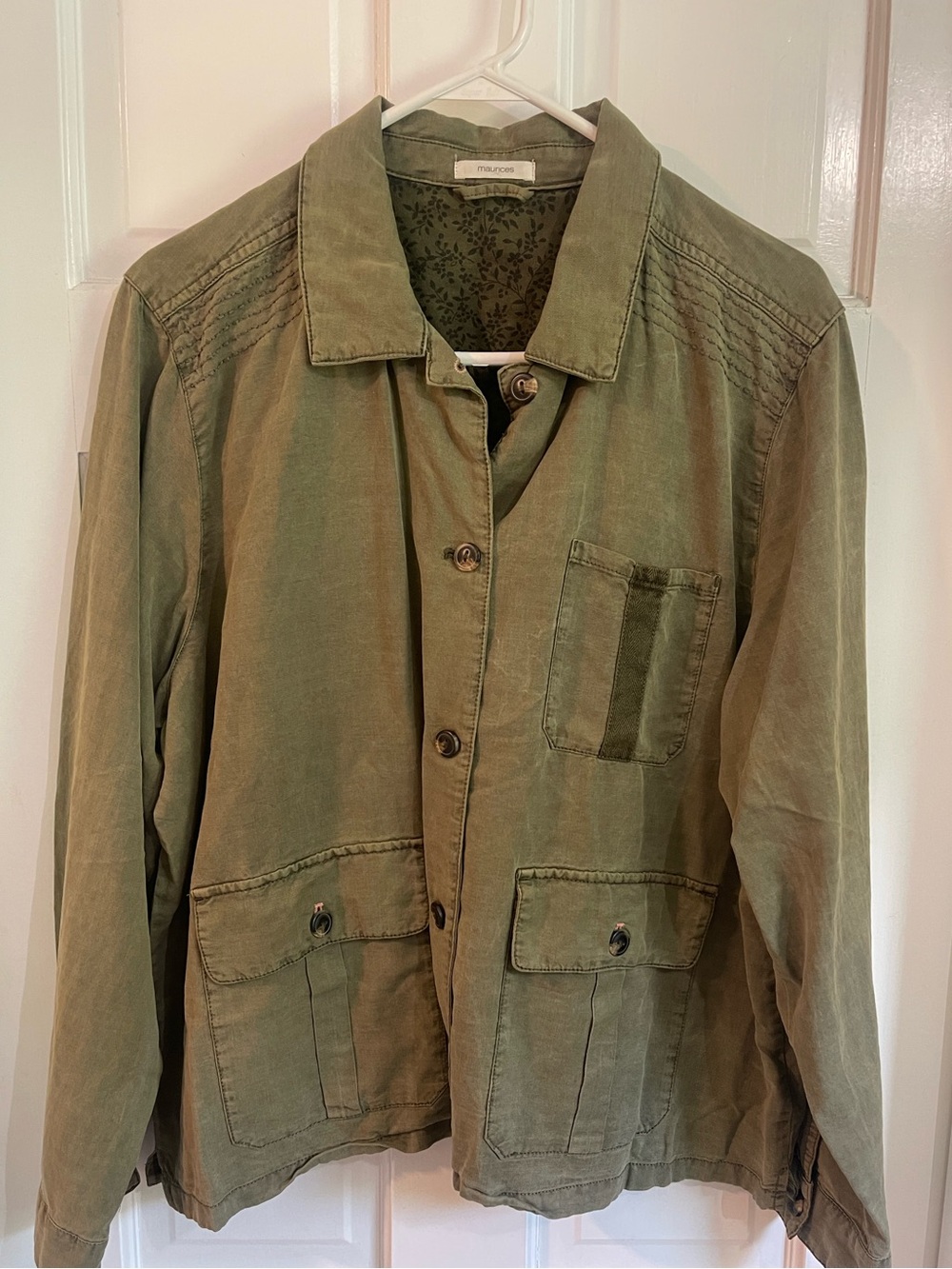 Maurices Green Utility Jacket